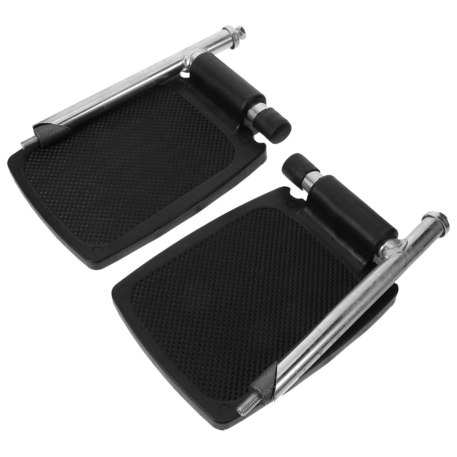 Reposapiés resistente para silla de ruedas con poste de soporte de aleación de aluminio, pedal de repuesto diseñado para reducir la carga del cuidador y la fuerza física, adecuado para