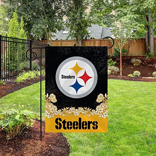 Image of Rico Industries NFL Standard /Primary 13 inch x 18 inch Double Sided Garden Flag - Great Gift for Men, Women, & Fans