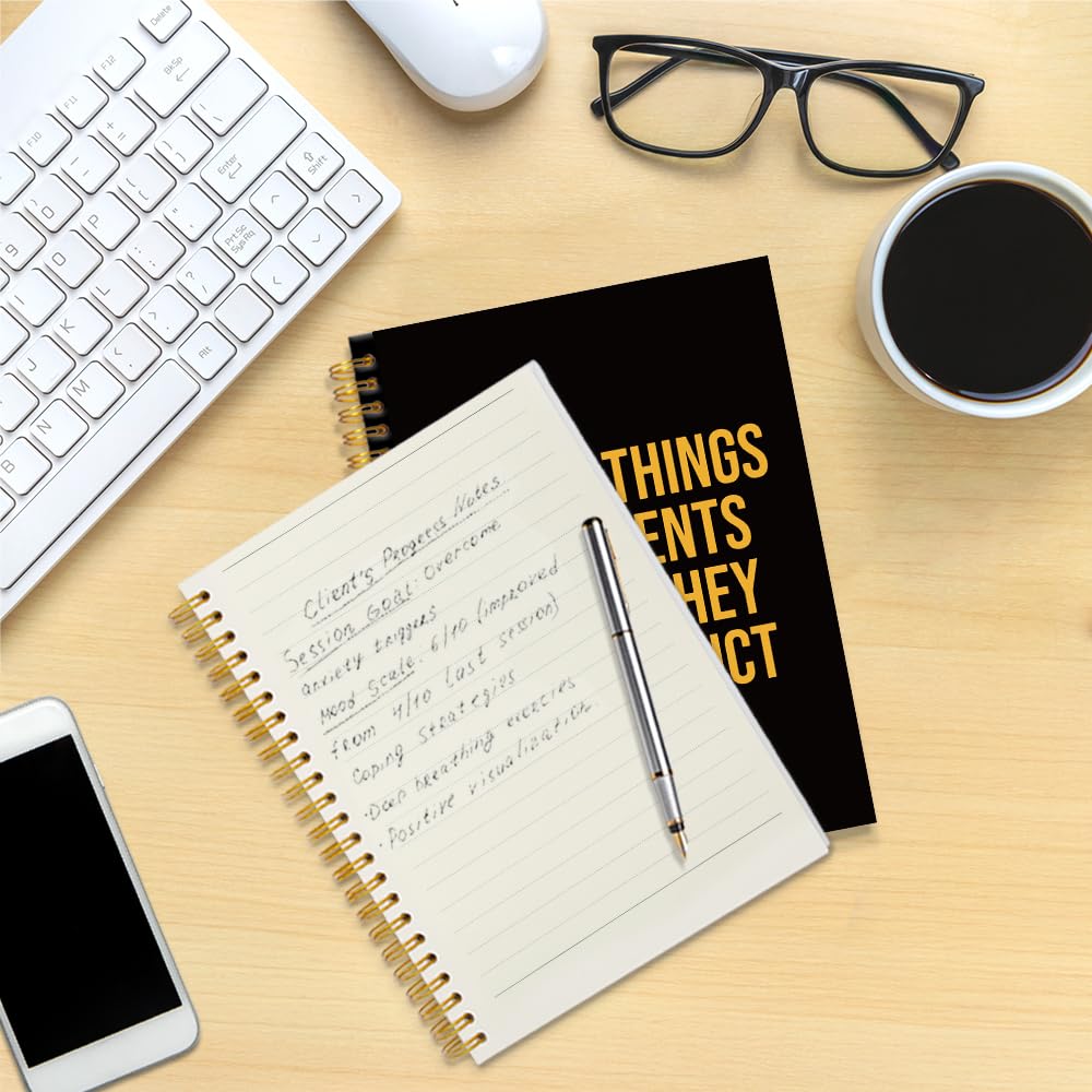 Funny Things My Clients Think They Can Deduct Black Golden Spiral Notebook, Humor Tax Professional Gifts for CPA Tax Preparer Bookkeeper, Diario d'ufficio per il team fiscale del contabile