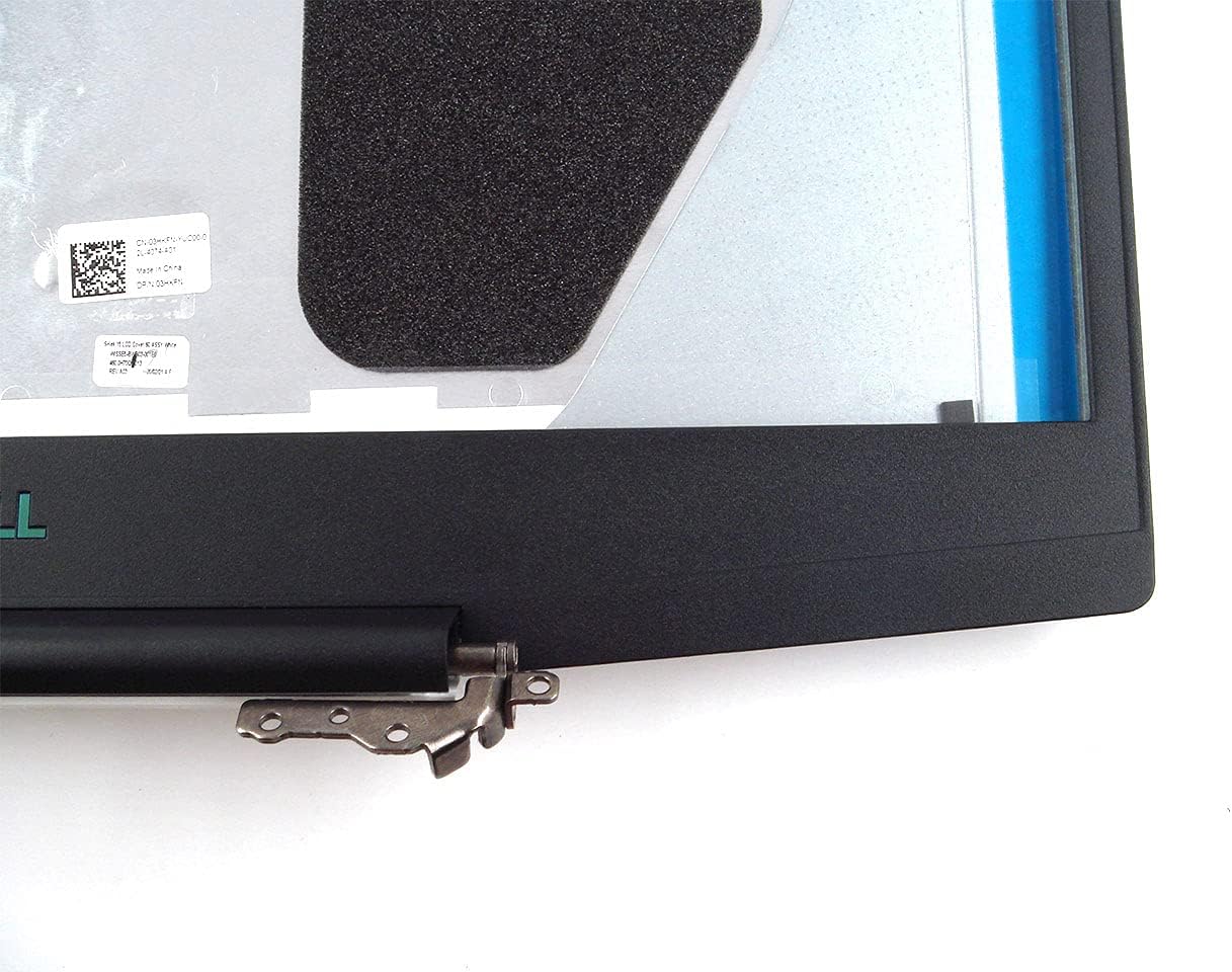 Parts for DELL G Series G3 15 3590 3500 LCD Cover Lid with Hinges and Front Bezel White 03HKFN 07MD2F