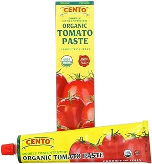Cento Organic Double Concentrated Tomato Paste in a Tube 4.56 0z - Pack of 4