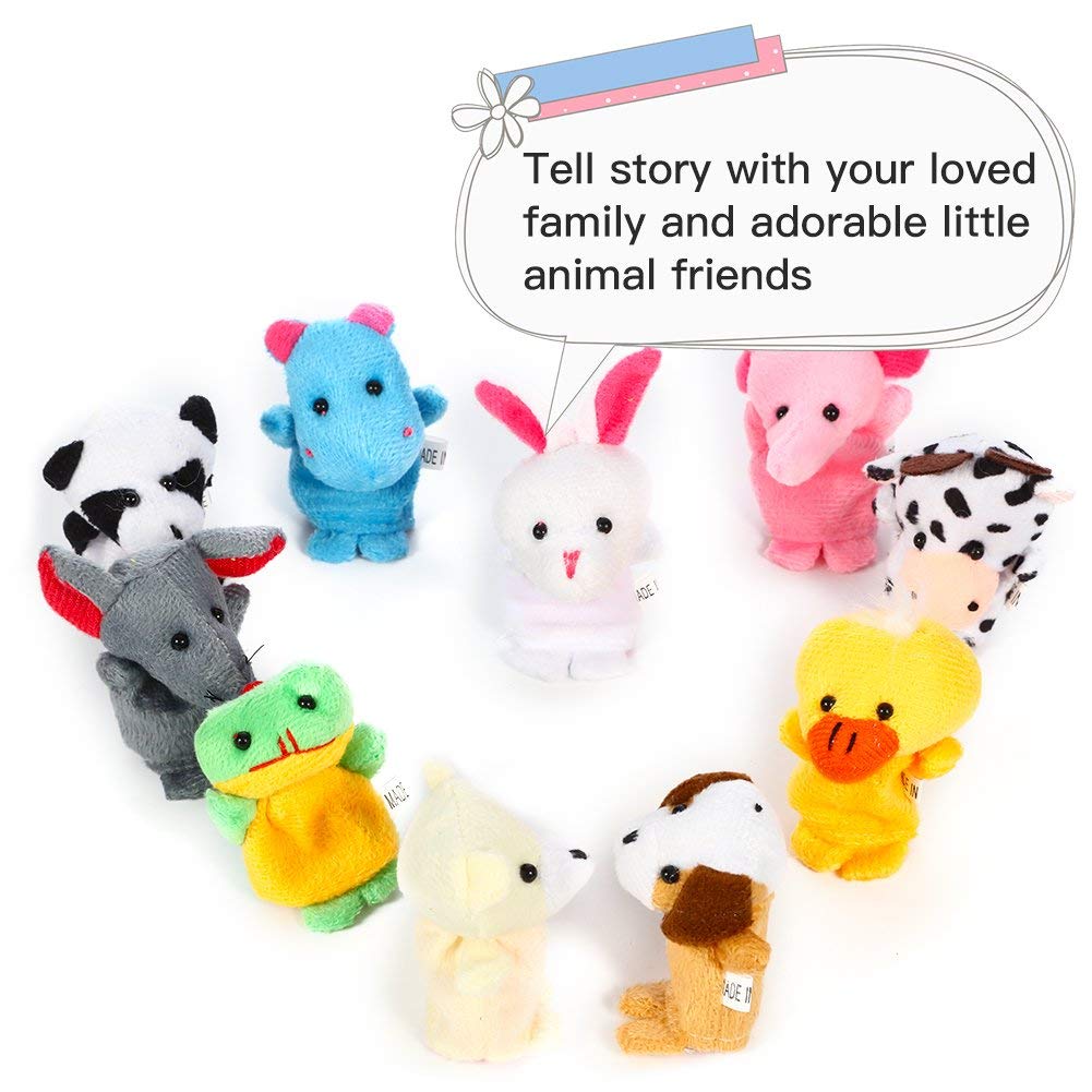 House of Quirk Animal Soft Hands Finger Puppets (Set of 10) - Image 2 thumbnail