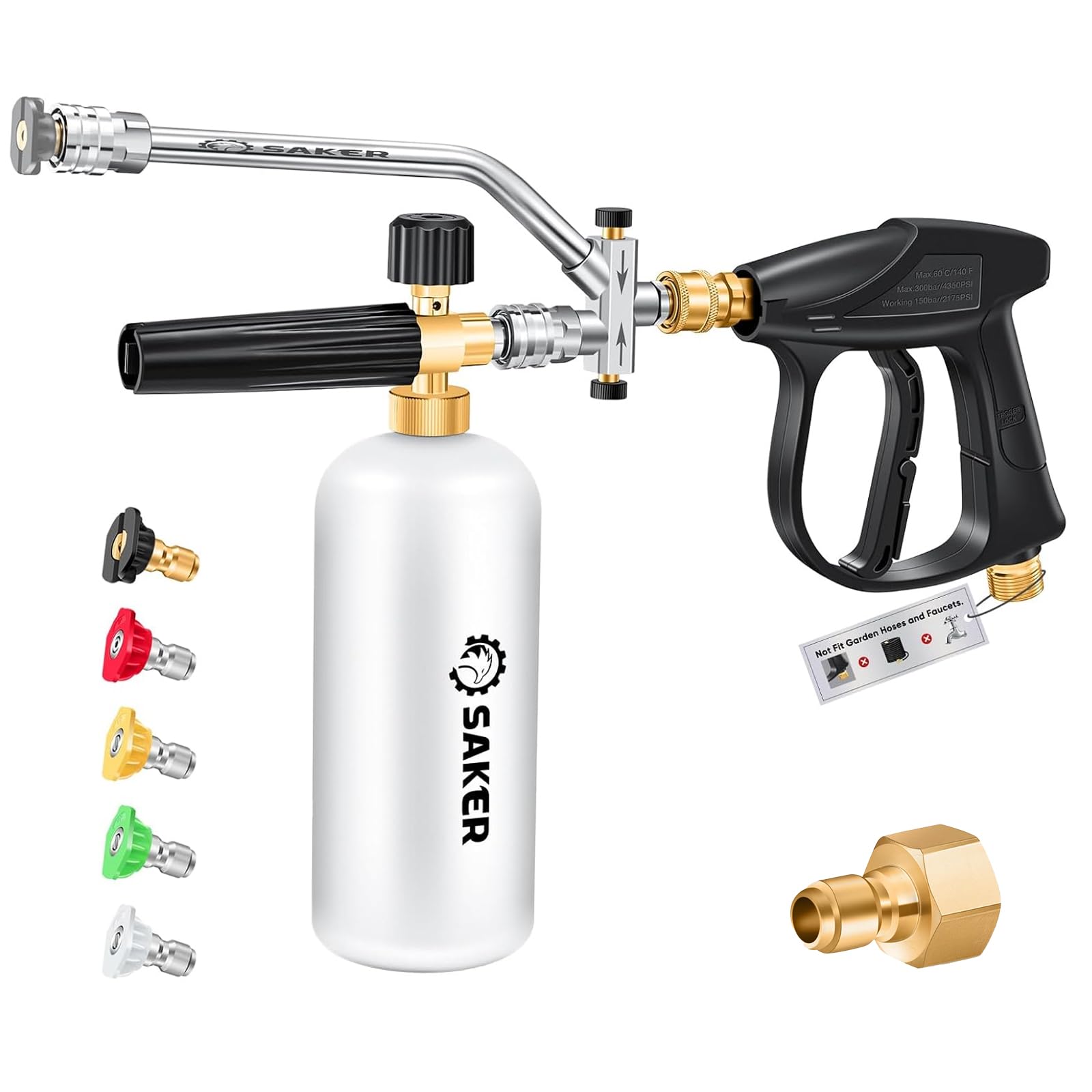 EXLEAR WASHING FOAM 120g 2個セット Amazon.com: Saker Foam Cannon for Pressure Washer Kit with Quick
