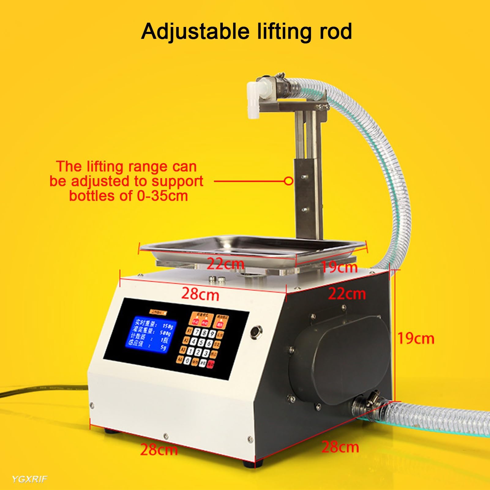 充填機 LCDデジタルディスプレイ付き Amazon.co.jp: YGXRIF 液体充填機 シングルノズル、デジタル LCD