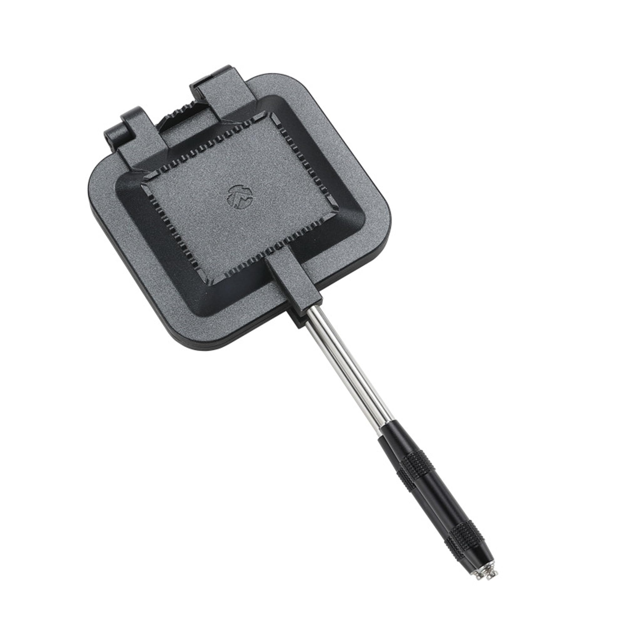 camping moon Sandwich Maker Hot Sand Single Burner Gas Fire Open Fire Compact Aluminum TT-1315 (Black)