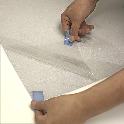 Miniatura 5 de BDF 1SPWH - Película decorativa para ventana, color blanco escarcha, adherencia estática, 36 pulgadas x 50 pies