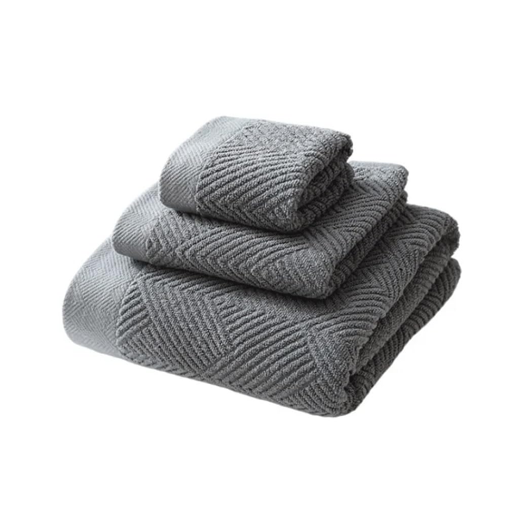 Juegos de toallas de baño de algodón en pack de 3 toallas suaves
