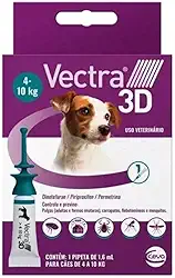 Ceva - Vectra 3D Antipulgas e Carrapatos 1,6ml para Cães de 4,0 a 10kg