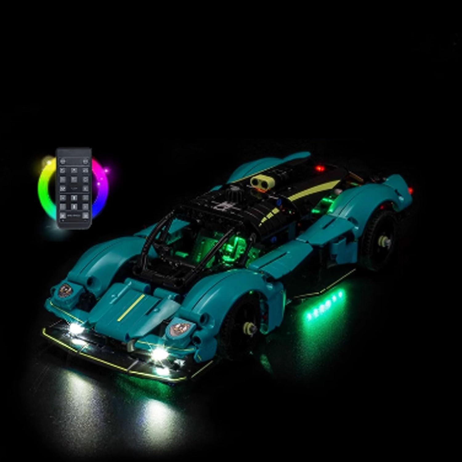 LED Lighting Kit Compatible with Lego 42208 Martin Racing Series LED Light Set (Model Kit Not Included - Lighting Components Only) (Remote Control Style)