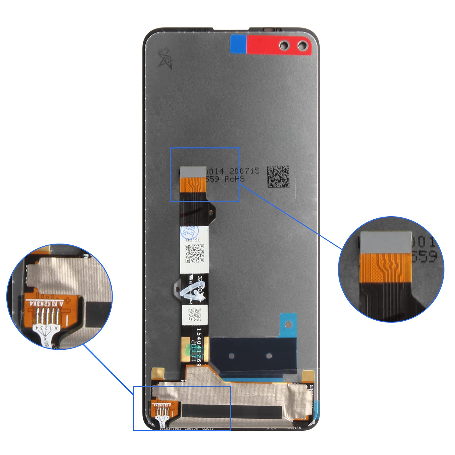 SRJTEK Per Motorola Moto G100 Schermo LCD - Foto 8