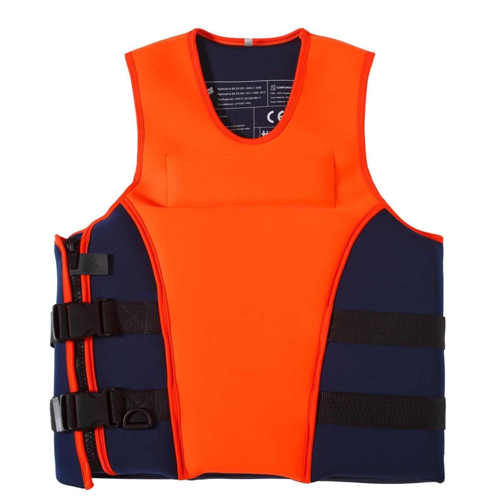 Chaleco de Surf for Adultos con Cremallera Ajustable, Chaleco de Surf de Neopreno for Kayak, Pesca, Buceo y Deportes Acuáticos de Playa