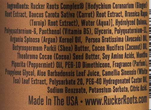 Rucker Roots Leave In Protetor de Calor |Protege de Ferramentas de Modelagem de Calor| Desembaraça o