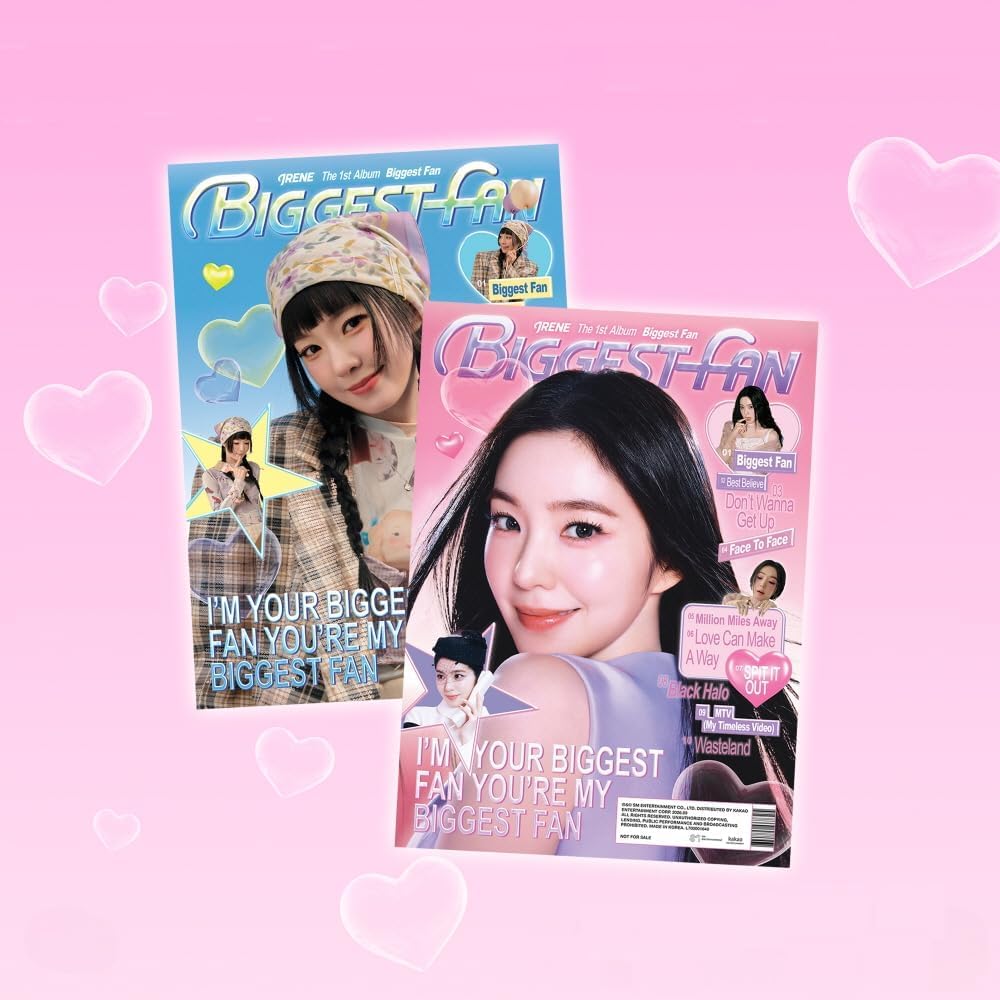Album IRENE Red Velvet Biggest Fan cadeau idéal pour fan K-Pop