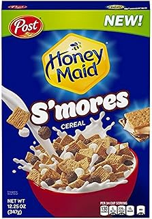 Honey Maid S'mores Breakfast Cereal Sweetened Corn and Wheat Cereal, 12.25 Ounce