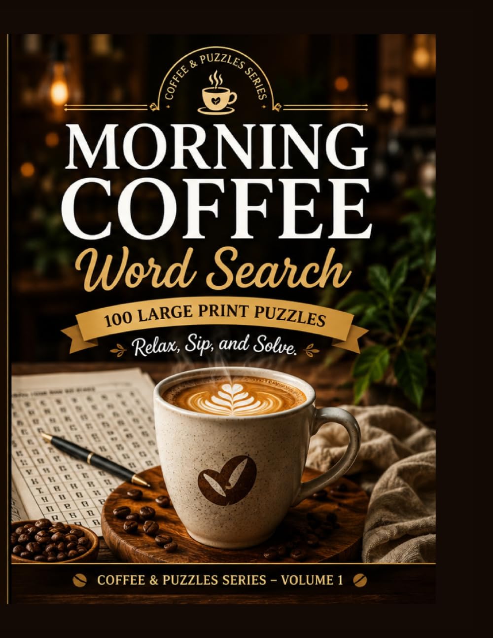Morning Coffee Word Search: 100 Large Print Puzzles for Coffee Lovers (1)