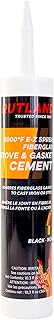 Rutland E-Z Spread Fiberglass Stove Gasket Cement, 10.3 oz. Cartridge