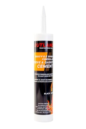 Rutland E-Z Spread Fiberglass Stove Gasket Cement, 10.3 oz. Cartridge