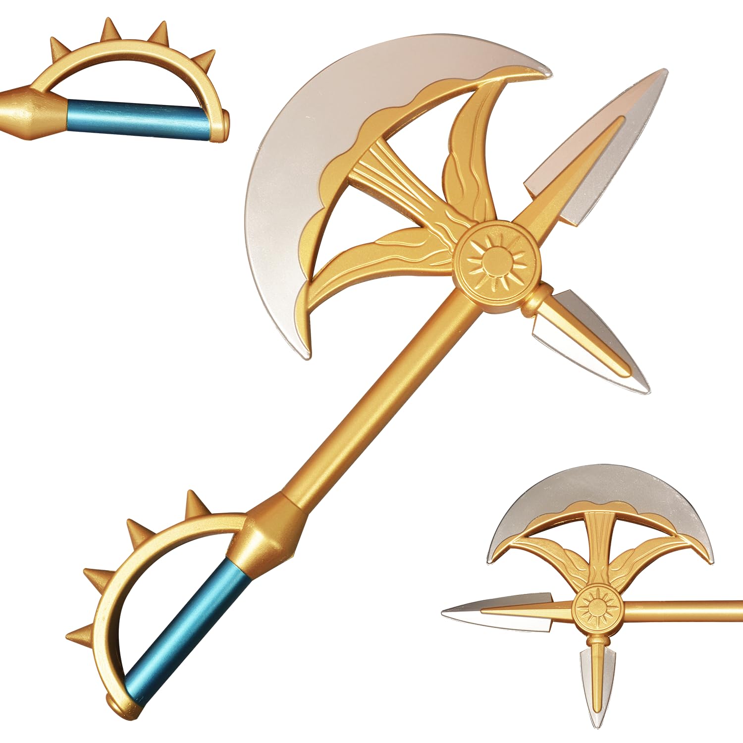 23.8" PU Escanor's Divine Axe Rhitta Lion's Sin of Pride Anime Cosplay Hatchet for Cosplay Props, Costume Dress Up Accessories