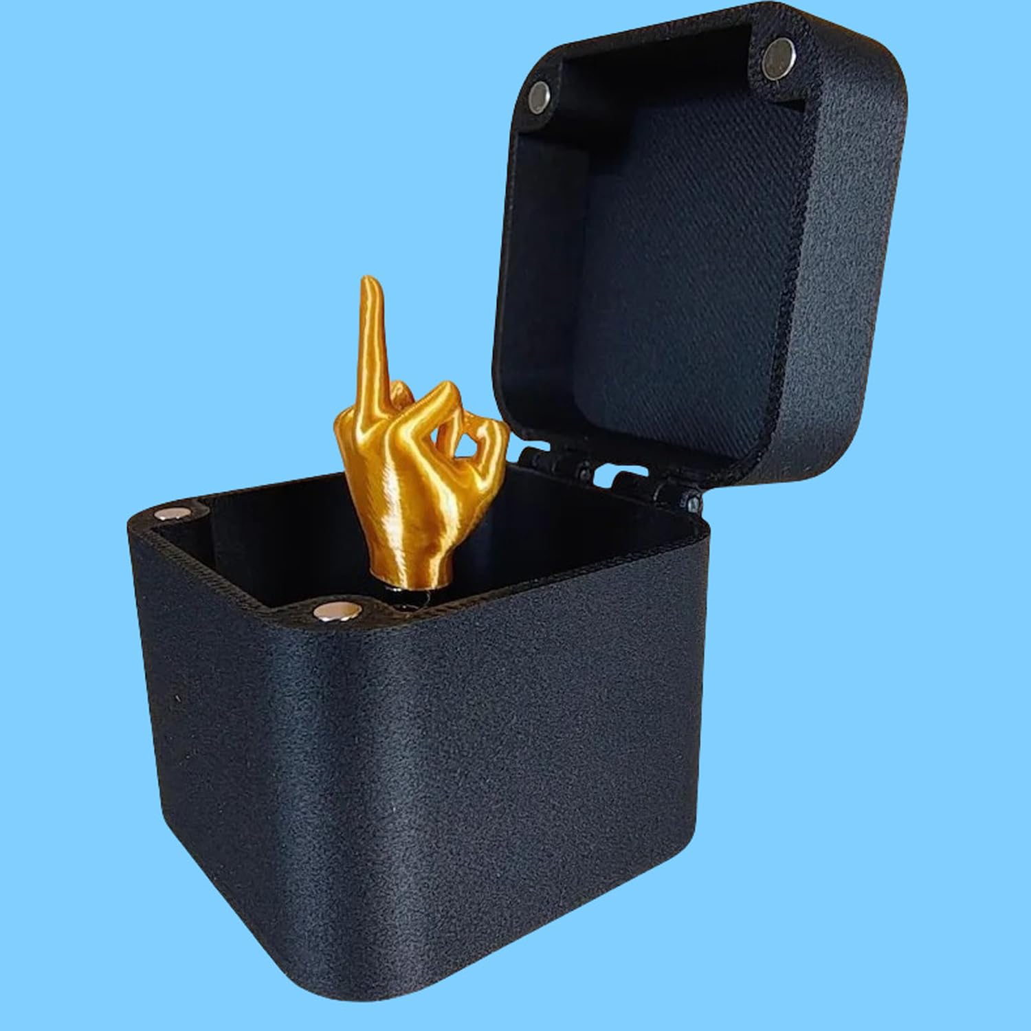 Boîte Cadeau Surprise Doigt Du Milieu – Pop-up Humoristique – Décoration De Bureau – Cadeau Farce Adulte – Mécanisme à Ressort