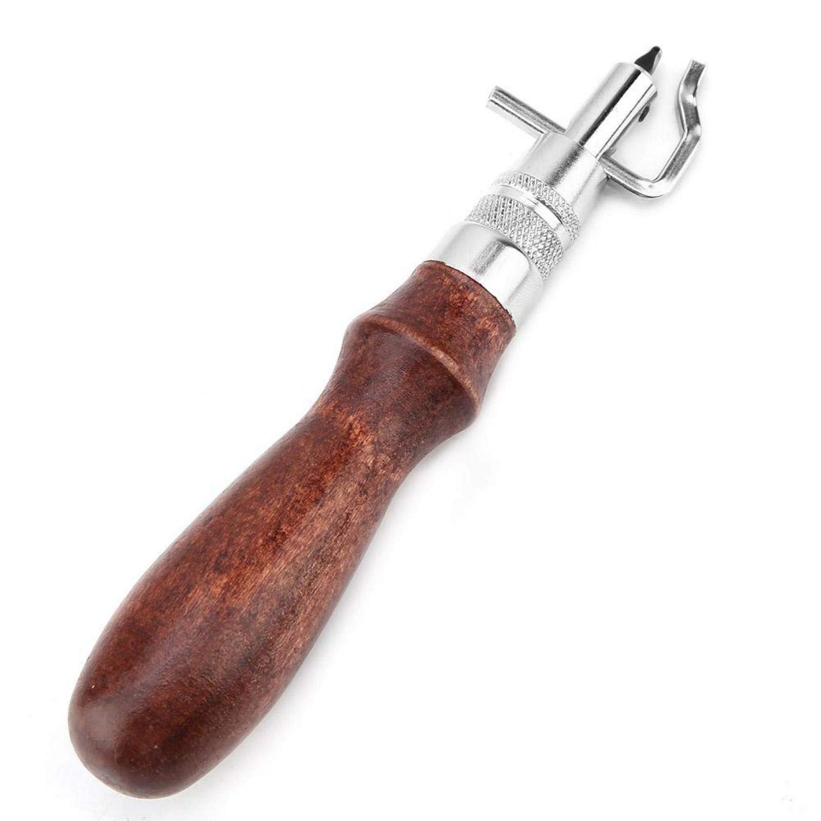 Stitching Groover, Leather Stitching Groover Portable for Leathercraft Work for Leather Edge Stitching Tool