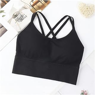 KESHUI Women Sports Bras Seamless Cross Beauty Back Yoga Underwear Tops Breathable Gym Running Fitness Bras Vest Workout Sports Bras