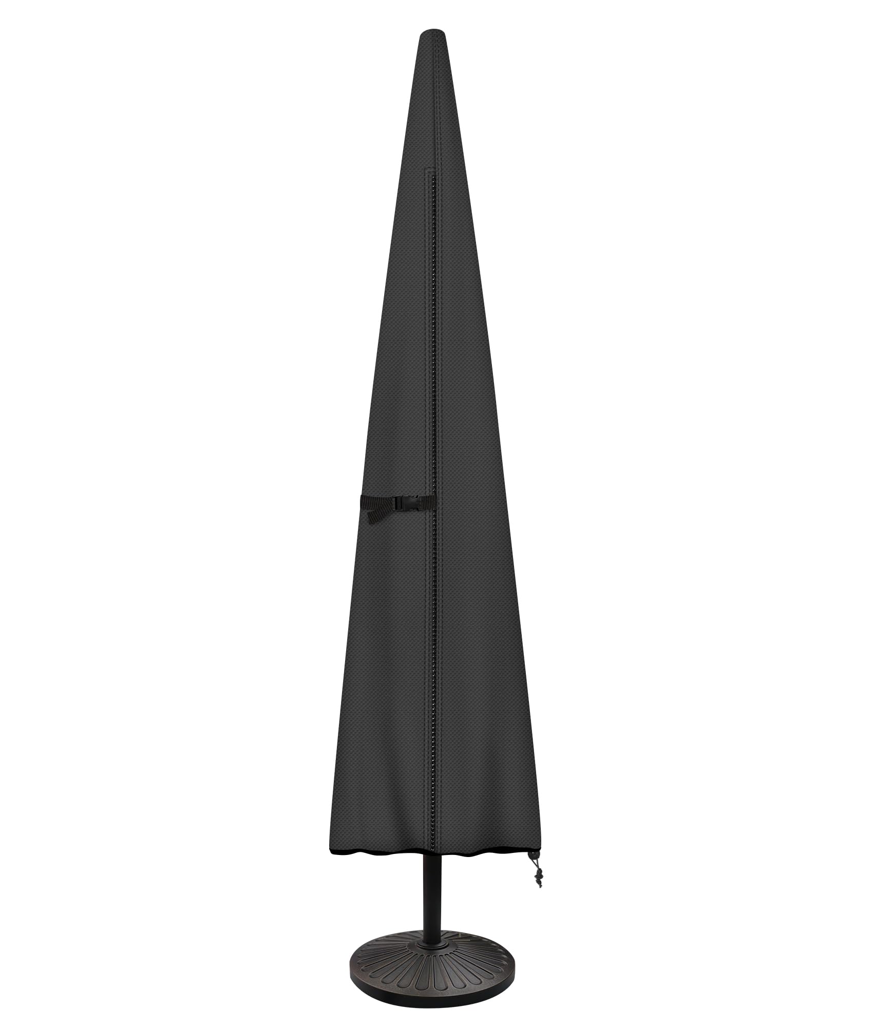 ULTCOVER Patio Umbrella Cover - 600D Waterproof Patio Umbrella Cover - Fits 8-10ft Market Umbrella, Black โ image 1