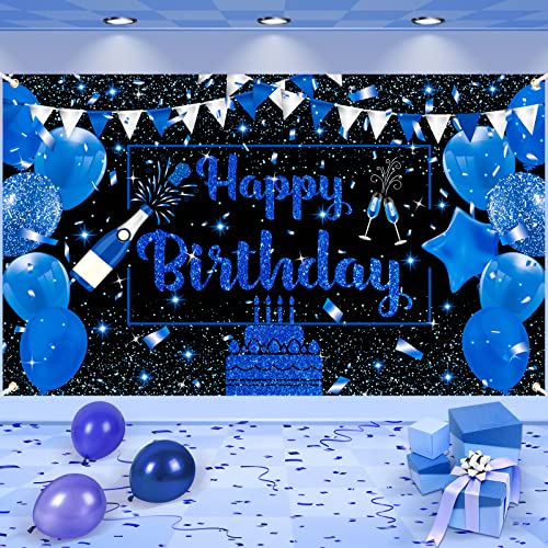 Best Black And Blue Birthday Decorations