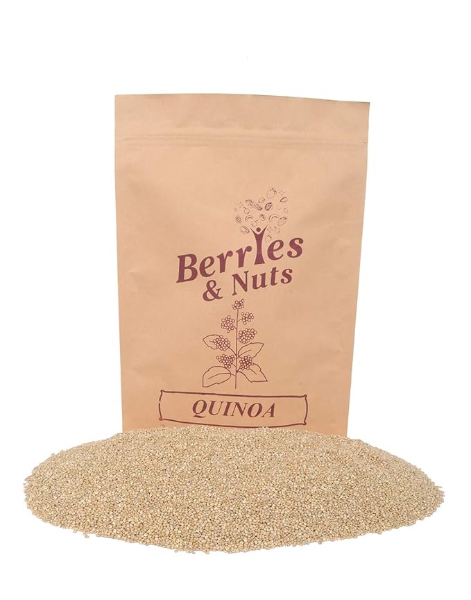 Berries And Nuts White Quinoa Gluten Free Quinoa 5 Kg Value Pack