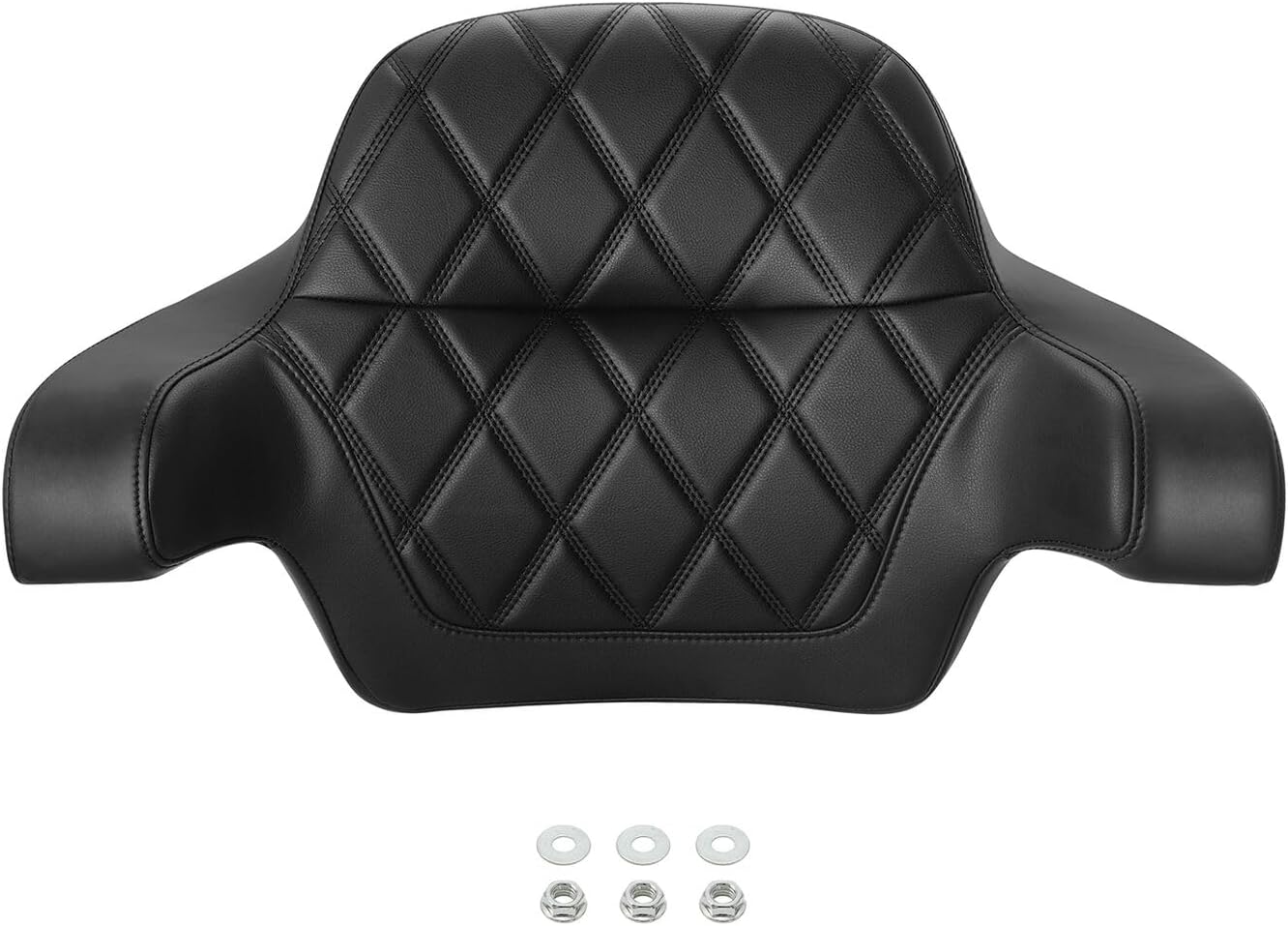 TCMT Black Wrap-around King Trunk Backrest Fit For Harley Touring 2014-2023 Pack