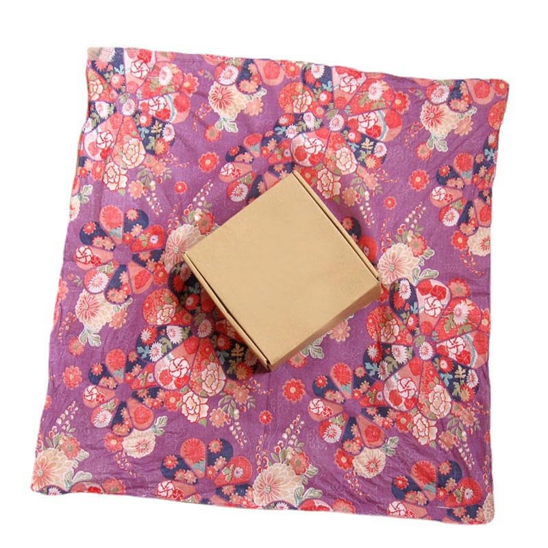 Japan Wrap The Cloth Cotton Line, 53 * 53CM 5/10 szt. Kwiatowa wielokrotnego użytku tkanina do pakowania(10pcs)