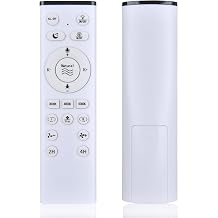 Replacement Remote Control for SYLEEN/Ateroll 22'' Ceiling Fan with Lights, Compatible Models WSS-22-BL WSS-22-W, White