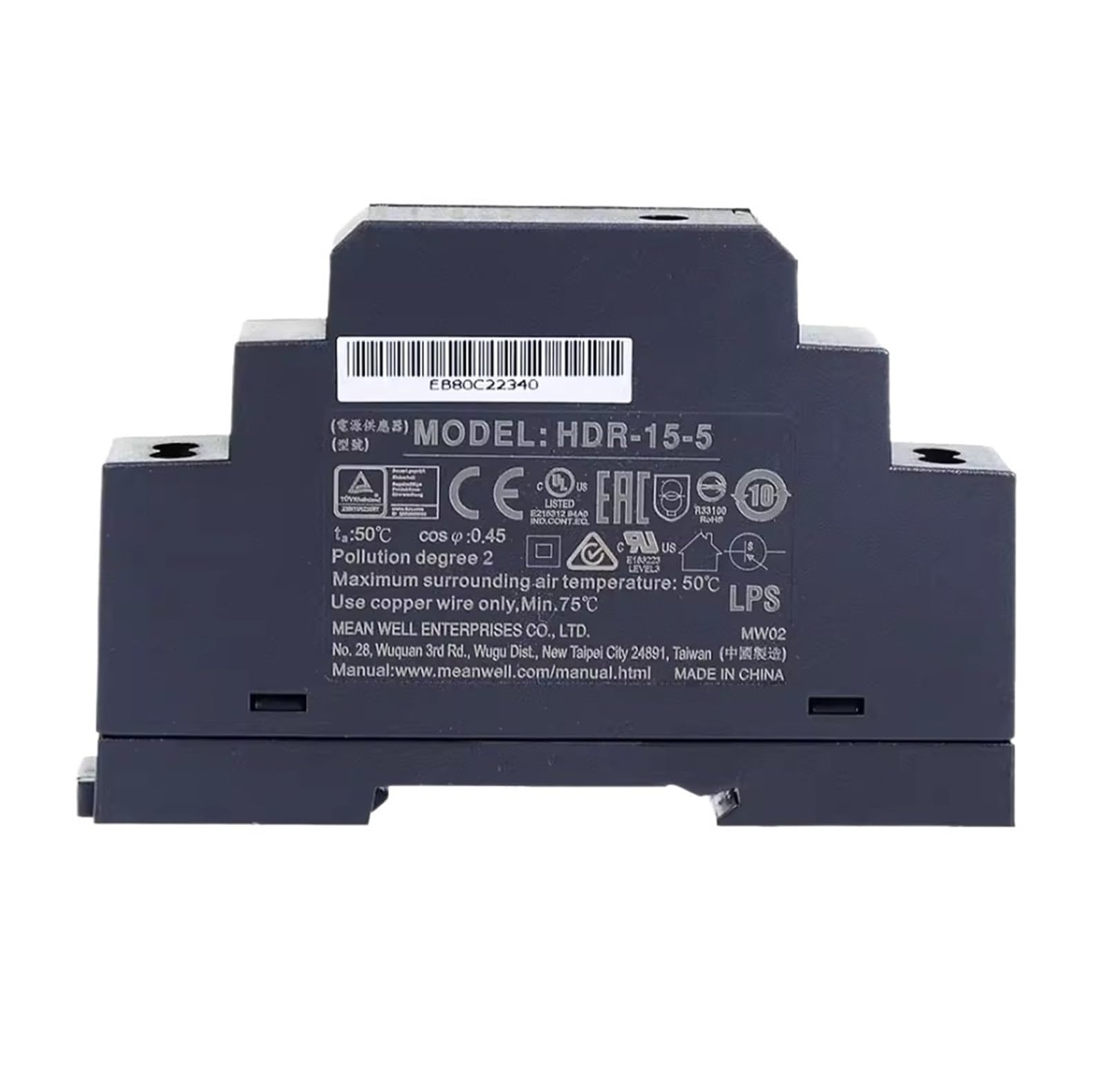 LEOTNNDQ Power supply HDR-15 HDR-15-5 5V HDR-15-12 12V HDR-15-15 15V HDR-15-24 | 24V HDR-15-48 | 48V 15W DC power supply(HDR-15-48)