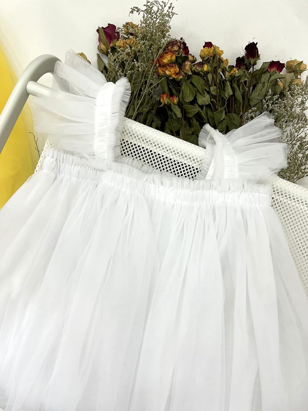BGFKS Layered Tulle Ruffle Sleeveless Dress for Toddler Girls,Tutu Dress for Baby Girls Princess Dresses - Image 4