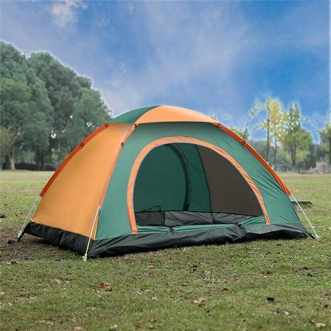 Camping Tent - 1/2/3/4 Person, Waterproof & Windproof with Removable Rainfly & Carry Bag, Easy Setup, Lightweight for Camping, Hiking or Beach