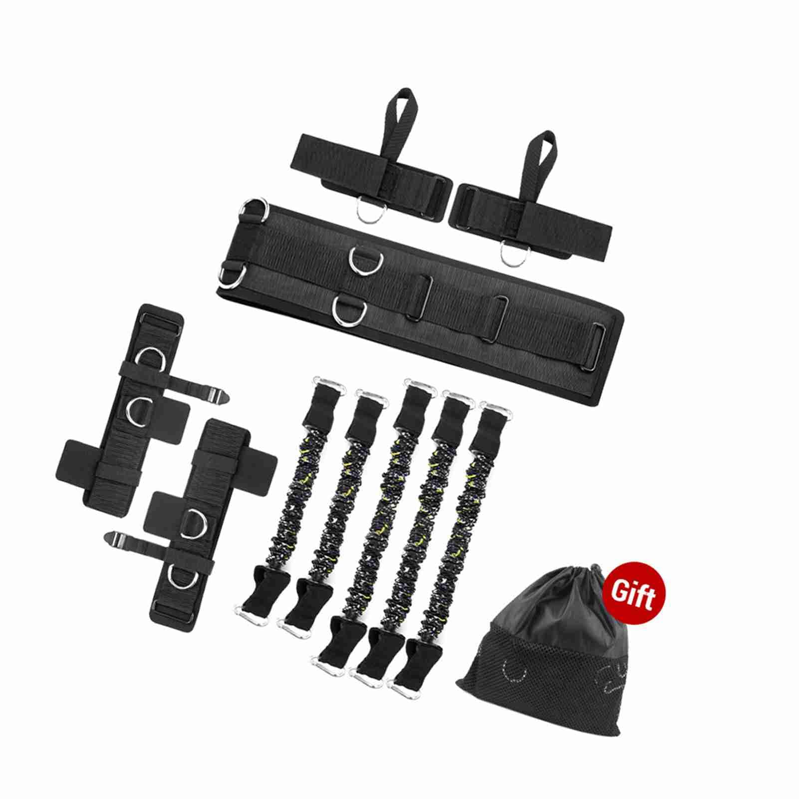Yosoo Health Gear Fasce di Resistenza per Boxe, Kit Allenamento Elastico in TPE per Forza e Agilità, Migliora Pugni e Calci per Muay Thai e Karate