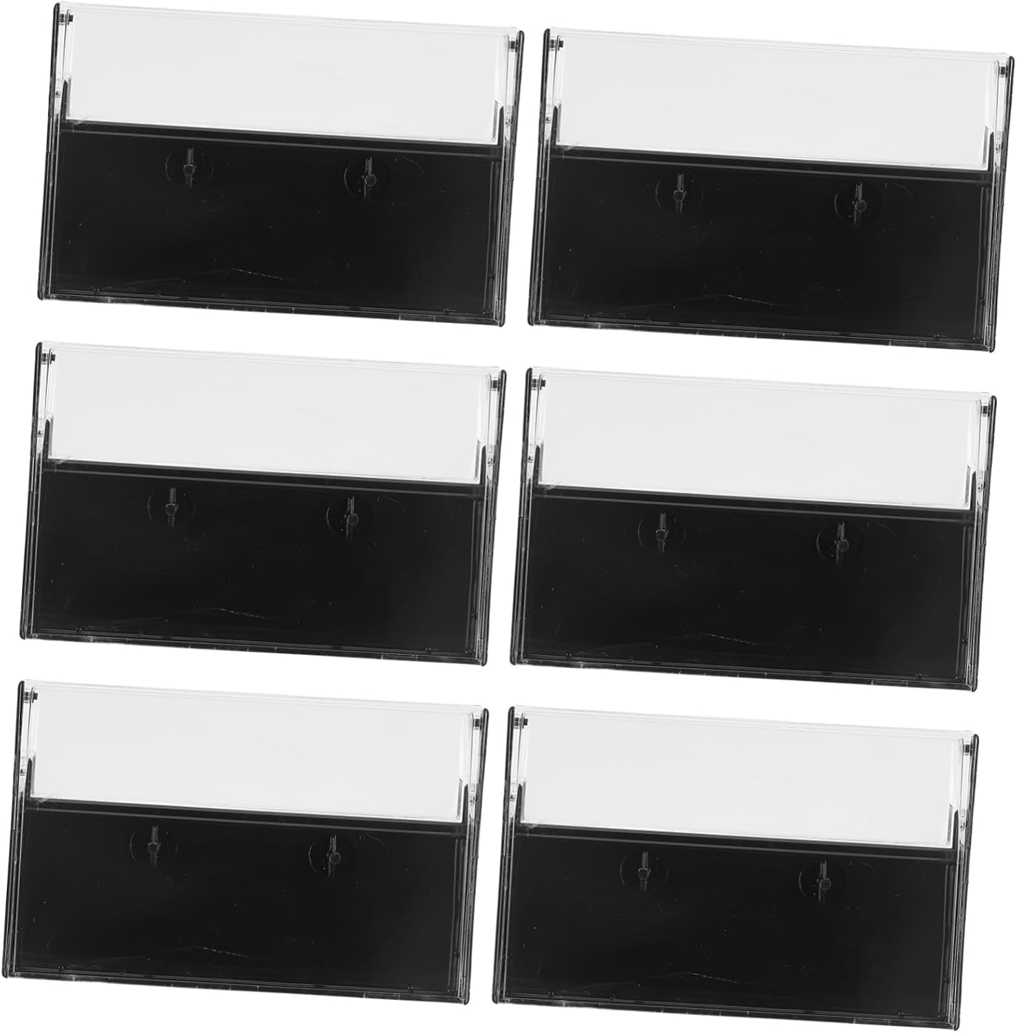 Cassette Tape Storage Cases 6 Pack Ps Plastic
