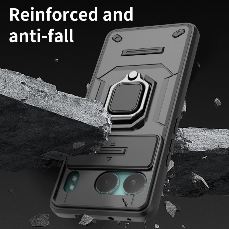 SOATUTO For OnePlus 12 12R Case, Thin Silicone Phone Cover Clear Non-Yellowing Shockproof Bumper Case With Camera Cover For OnePlus 12R, Grey - View #5