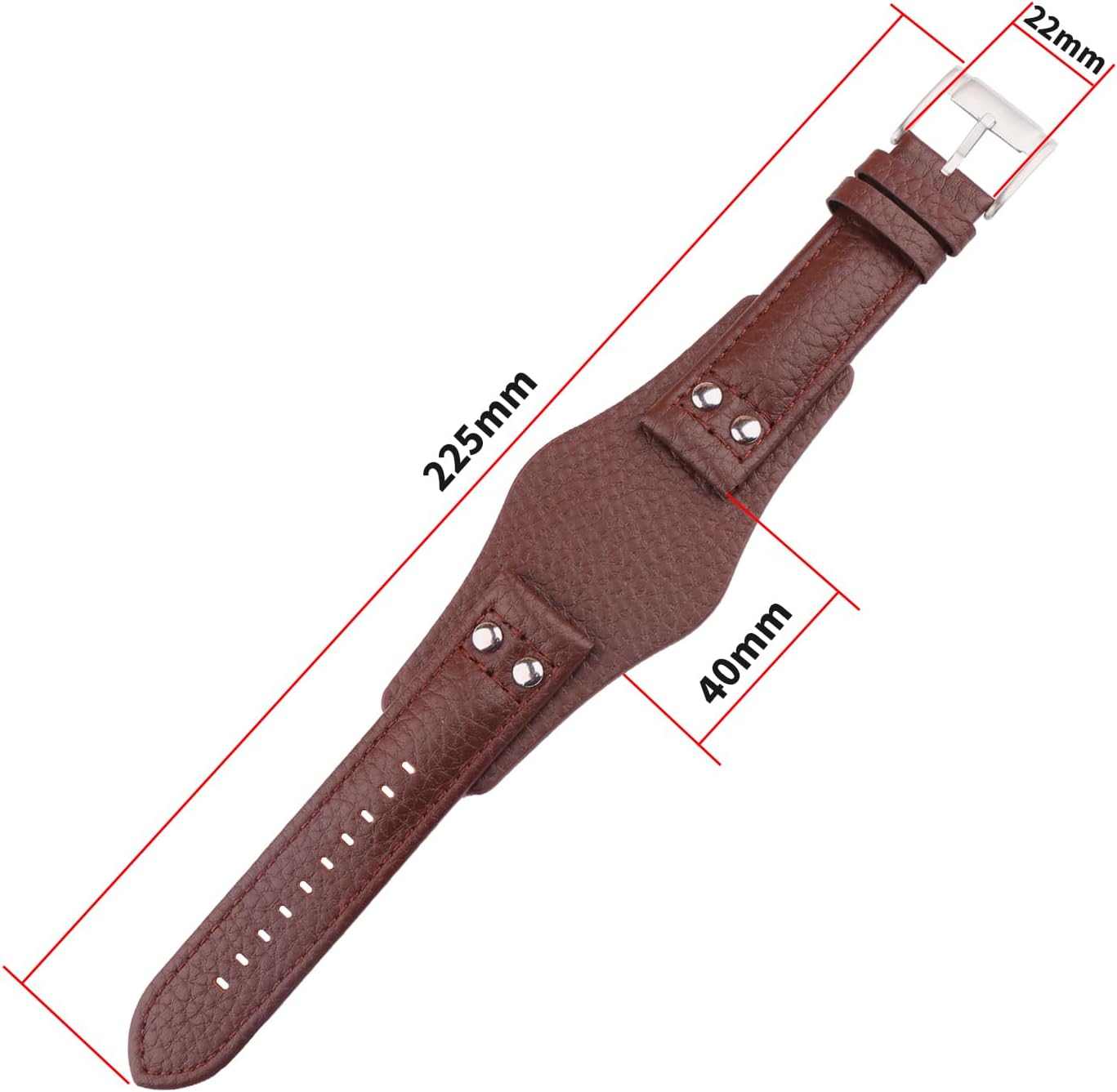 22mm CH2891 Leather Watch Band replacement for Fossil CH2564 CH2565 CH2573 CH2574 CH2587 CH2891 Strap Wirstband Bracelet accessories for Men and Women
