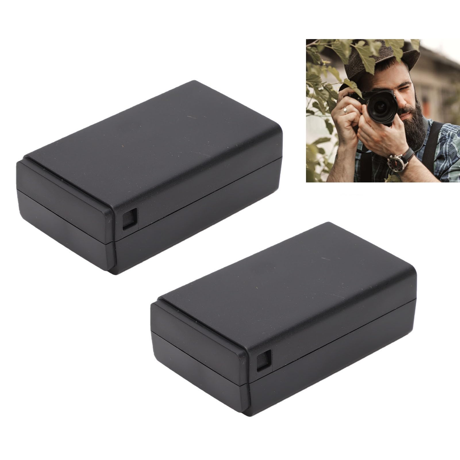 Diyeeni Paquete de 2 Baterías de Flash de Cámara de Iones de Litio de 3500 MAh, para V1 V1Pro V850II V860II V860III AD100 Pro con Reemplazo de Flashes de Cámara