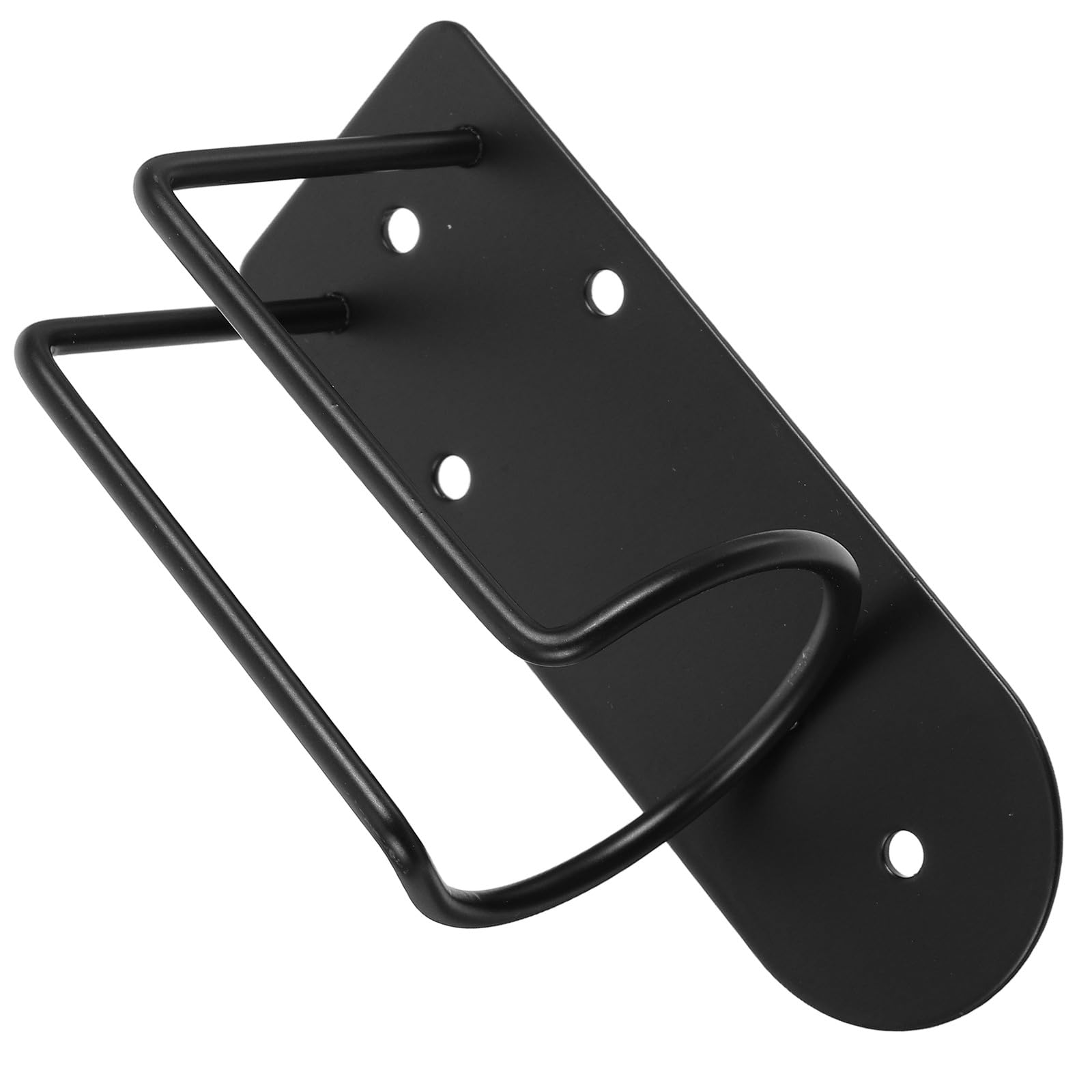 Soporte de Acero Inoxidable para Cortadora de Pelo Eléctrico Negro, Organizador de Herramientas de Peluquería de Pared, Estante Multiusos para Máquinas de Cortar Cabello