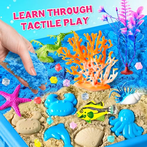Image of Sensory Bin Ocean Kit with Sensory Sand