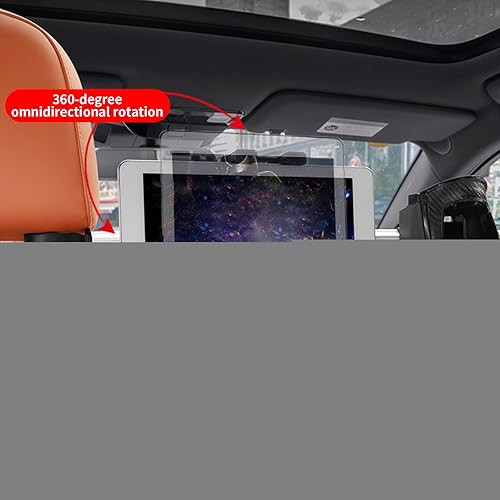 Miniatura 6 de Car Tablet Holder- Telescopic with Hook Cup Storage, Headrest Tablet Stand Car Phone Holder with Adjustable Grip for Truck Sedan Interior, Portable