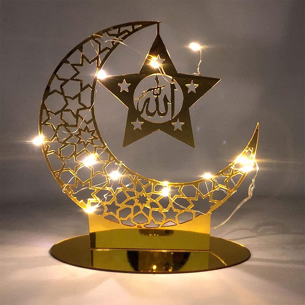 Ramadan decoratie, islamitische Eid Mubarak-decoratie, 3D