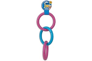 JW Pet Rubber Tug & Chew Dog Interactive Toy, Large