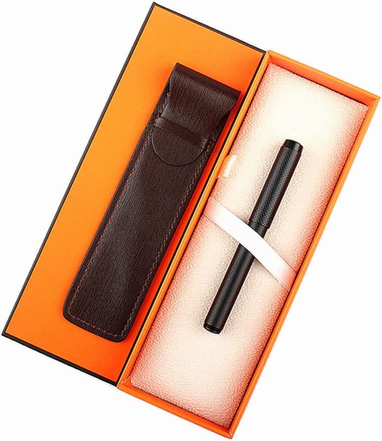 Juego de bolígrafos de metal con estuche de regalo, la mejor pluma estilográfica, bolígrafo elegante y bolígrafo de escritura de lujo, bolígrafo de caligrafía para hombres y mujeres