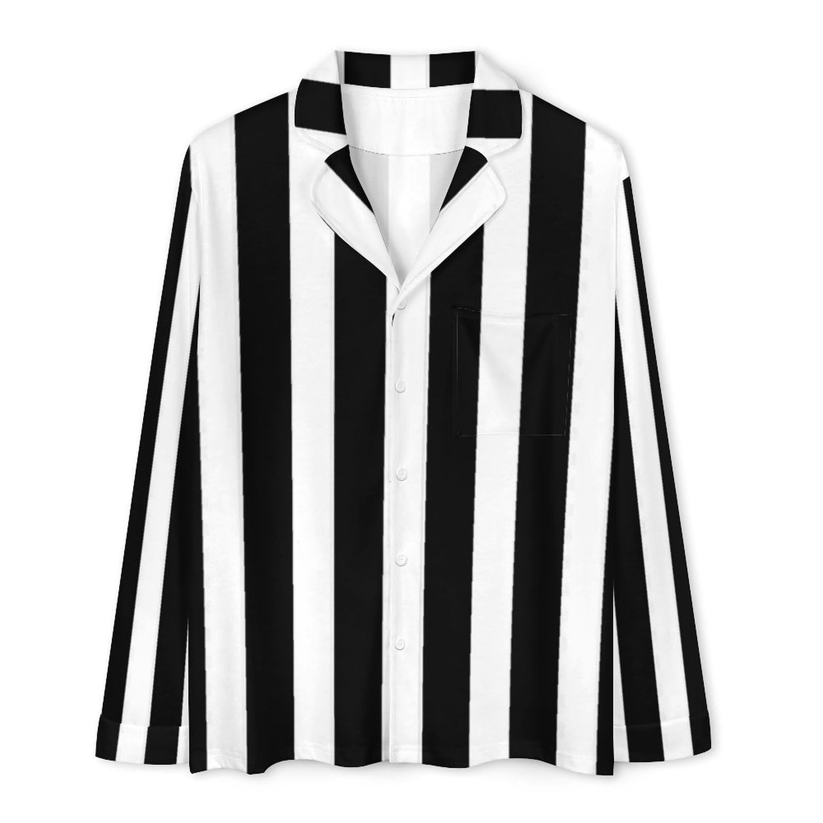Biancheria da notte da uomo, set pigiama con zampa di bulldog francese e cane, camicia a maniche lunghe con bottoni e pantaloni