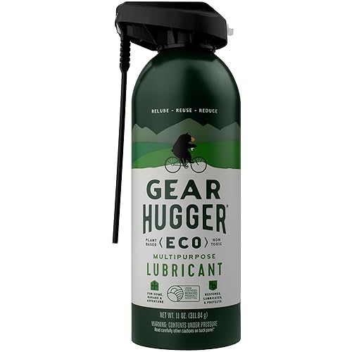 Miniatura 42 de Gear Hugger Lubricante multiusos – Ecológico (11 onzas, paquete de 3), removedor de óxido, lubricante para puerta de garaje, lubricante para bisagra