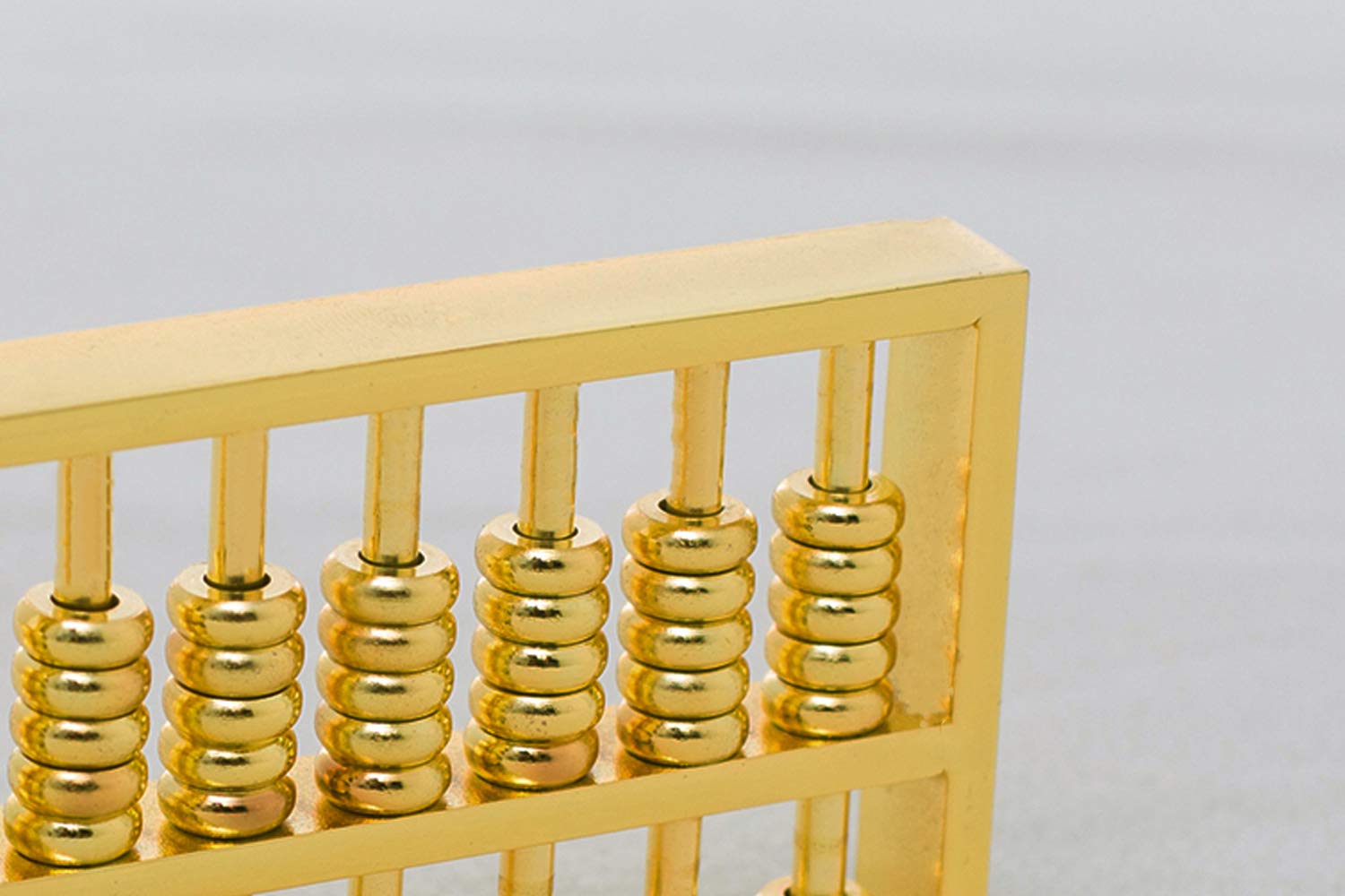 BRABUD Mini cobre Abacus decoración calculadora china calculadora matemática herramienta para niños adultos colección WQ018 4