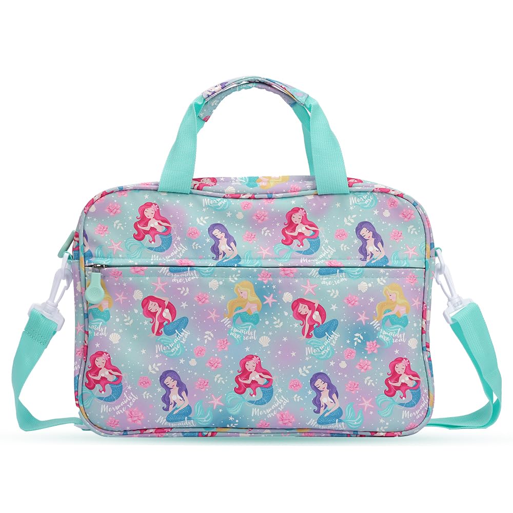 FunnyWin Kids Tablet Bag for Boy Girl Toddler Carrying Tablet Sleeve Carrying with Handle Shoulder Strap 13 inch