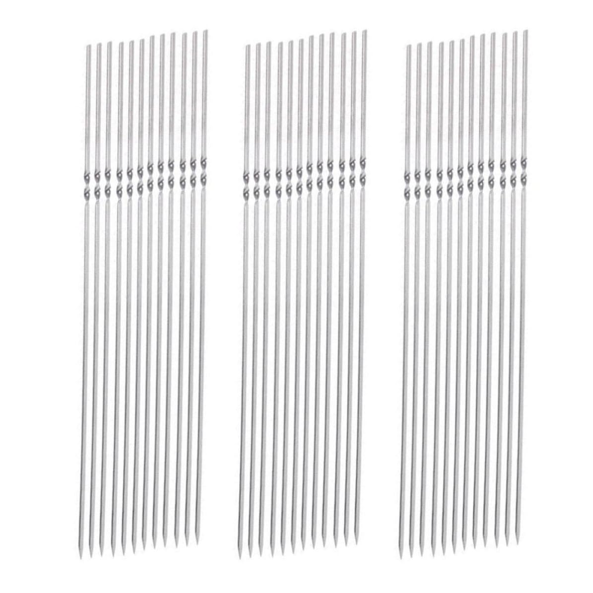 Brochettes barbecue inoxydable lot réutilisables accessoire grillades
